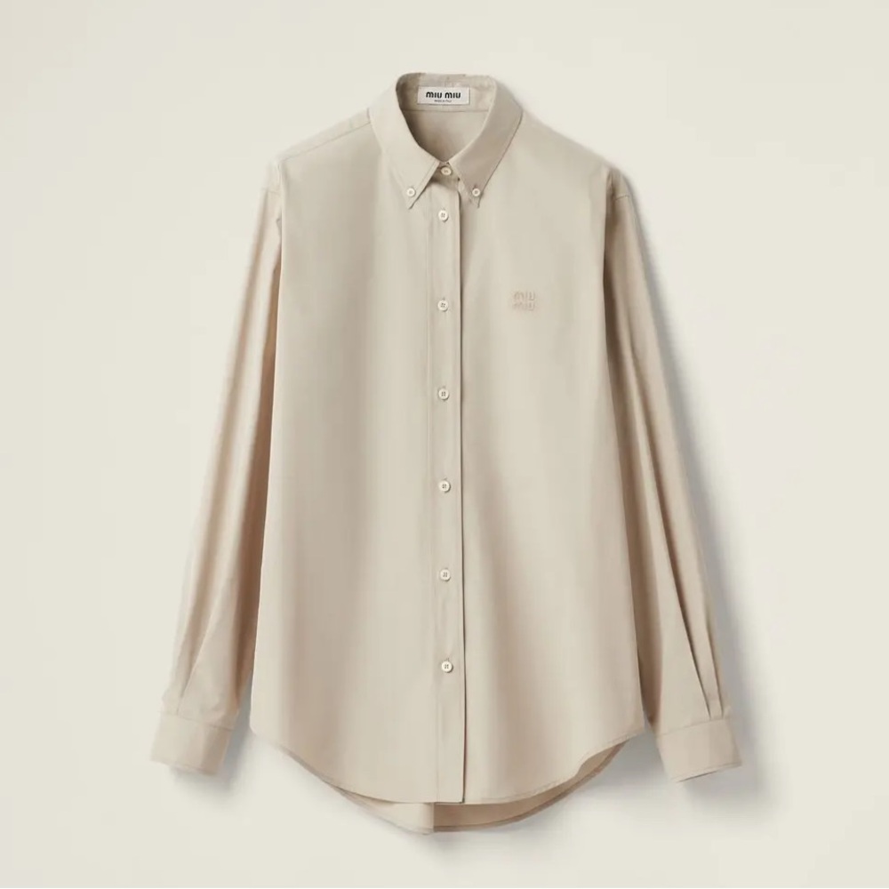 Miu Miu Poplin Shirt